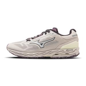 Mizuno Износостойкие, дышащие, поддерживающие, низкие повседневные кроссовки с отскоком, унисекс, серо-фиолетового цвета