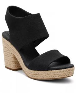 Женские городские сандалии на платформе Majorca TOMS, черный