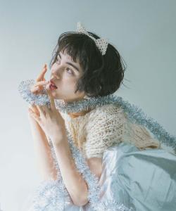 Три четверки времени/Жемчужная повязка на голову с кошачьими ушками Three Four Time, цвет Ivory