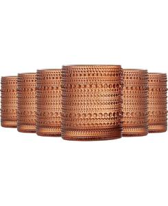 Набор из 6 бокалов Khen Hobnail The Wine Savant, оранжевый