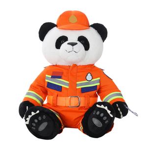 Плюшевая кукла Firefighting Panda Dada высотой 26см/34см Shu family