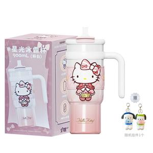 Echos Hello Kitty Ice King термостакан 900 мл Sanrio, hello kitty розовый/белый ice king cup+pendants