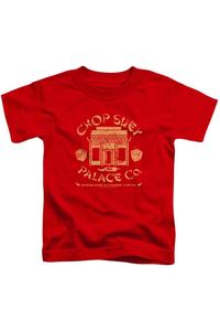 Футболка с коротким рукавом для детей "Chop Suey Palace Co" из фильма "Рождественская история" Gildan, красный