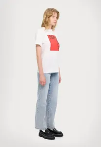 Футболка с принтом Max&Co., White/Red