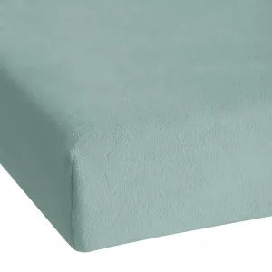 КУМ простыня " Простыня из кораллового флиса " KUM 180-200х200 см, 1 шт., цвет jadegrün
