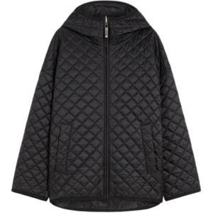 Куртка с капюшоном Max Mara в стёганом стиле MAXMARA THE CUBE, черный