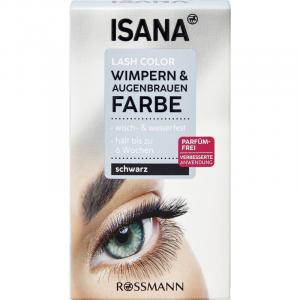 Lash Color Цвет ресниц и бровей черный ISANA, 1 шт.