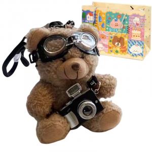 Медвежонок брелок практичная кукла плюшевый подвес 11см высота Small bubble