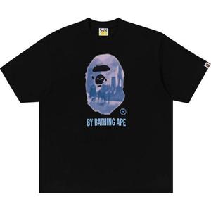 Футболка Bape Painting By Bathing Ape расслабленного кроя A BATHING APE, черный