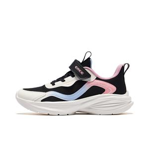 Кроссовки для начальной школы ERKE KIDS, черный/белый/розовый