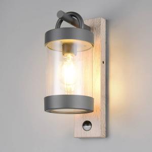 Уличный настенный светильник Trio Sambesi mit Sensor, поликарбонат/алюминий - 1-пламенный