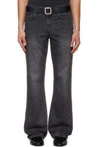 Tonywack Черные джинсы-клеш с потертостями