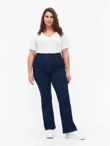 Джинсы flash hoch taillierte с короткими рукавами Zizzi, Blue Denim