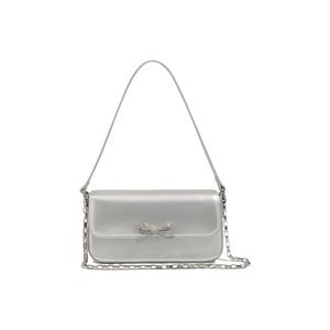 PAYOT Синтетическая кожаная сумка через плечо Women's Silver/Black