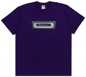 Футболка Supreme Receiver Tee, фиолетовый