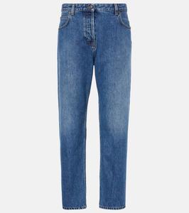 Джинсы прямого кроя Riaco средней посадки The Row, индиго