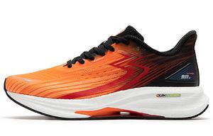 Кроссовки мужские Titan CQT с низким верхом, флуоресцентные, насыщенного оранжевого/обсидианово-черного цвета 361°