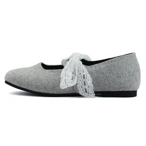 Туфли Мэри Джейн женские светло-серые CENTRAL&KITTY, Yellow