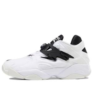 Кроссовки pump court 'white black' Reebok, черный