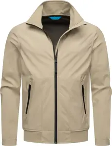 Верхняя куртка Ragwear "Collwie", без капюшона, непромокаемая мужская переходная куртка с высоким воротником, цвет Sand