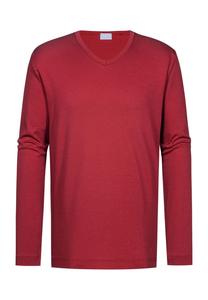 Пижамный топ из хлопка Melton с V-образным вырезом Mey, красный