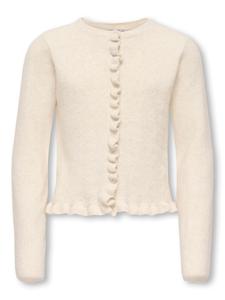 ONLY GIRLS Кардиган 'KOGSHELDA' в цвете экрю