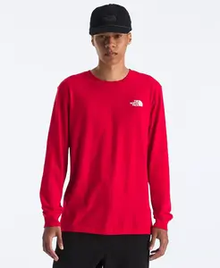 Мужская футболка Evolution Box с длинными рукавами The North Face, красный