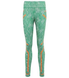 Леггинсы TruePurpose с принтом и высокой талией Adidas by Stella McCartney, Green Clear Onix