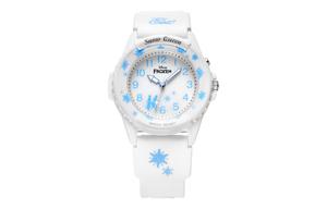 Disney Часы Mickey Series Quartz Movement Silicone Strap Watch Unisex White Dial