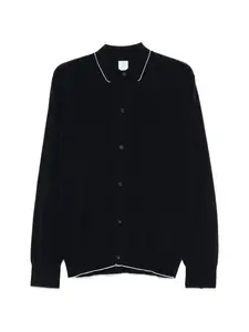 Кардиган с контрастной отделкой Eleventy, синий