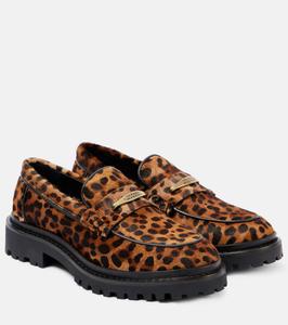 Лоферы Frezza из телячьей шерсти с леопардовым принтом Isabel Marant, Leopard