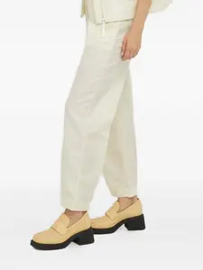 Брюки прямого кроя с эластичной талией lovechild, нейтральный