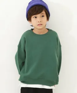 Толстовка с капюшоном, 100% хлопок, однотонная, свободного кроя Devirock, цвет D Green