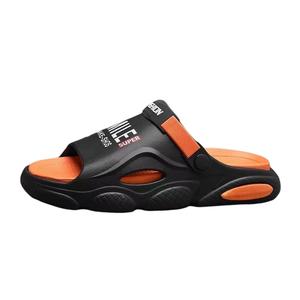 POATS Тихие противоскользящие шлепанцы мужские черные, цвет Black