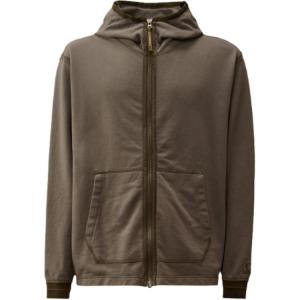 C.P. Company диагональная флисовая худи C.P.Company, серый