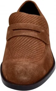 Мужские современные лоферы BOSS, коричневый