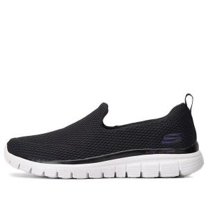 Кроссовки go walk burst slip on 'black white' Skechers, черный