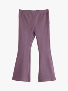 Детские хлопковые леггинсы с расклешенными штанинами Lindex, Light Dusty Lilac