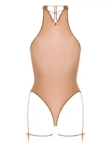 Боди-стринги French Kiss Light с бретелькой через шею Maison Close, нейтральный