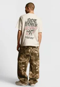 Футболка с коротким рукавом и принтом Bershka, White