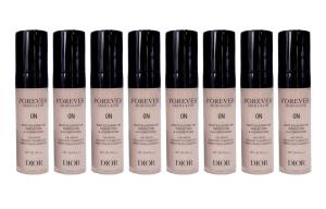 DIOR Набор пробников жидкого тонального крема Creamy Eternal стойкий осветляющий тон кожи 2,7 мл