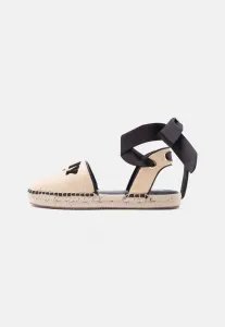 Сандалии на плоской подошве «маделиза» на завязках Dkny, Natural/Black