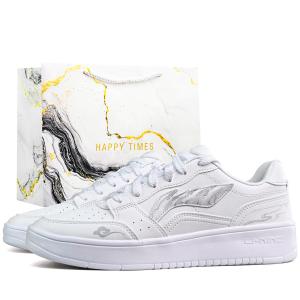 Li Ning Sycee Height Increasing Abrasion Resistant Slip Resistant Low top Skateboard Shoes Men's Li-Ning, белый