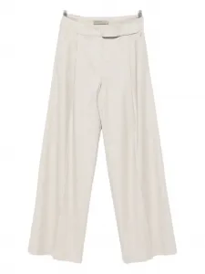 Брюки с защипами D.Exterior, нейтральный