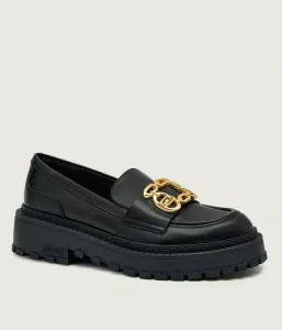 Кожаные лоферы RUMI 34 Liu Jo, черный