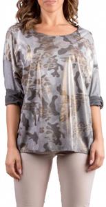 Темно-серый свитер с круглым вырезом Di Svago Gigi Moda, Charcoal