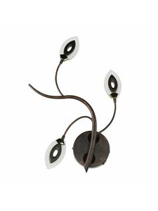 Настенный светильник, класс энергоэффективности F (Ш24 x В51 см), цвет ржаво-коричневый с золотистым оттенком