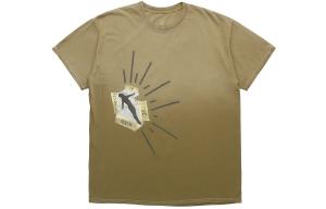 Футболка унисекс коричневая Travis Scott, коричневый