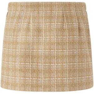 Мини-юбка Checked PINKO, хаки