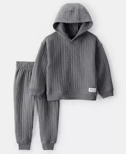 Мальчиковый комплект 2T-5T худи с резинкой и штаны, 2 предмета Carter'S, серый